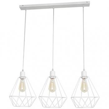 Plafoniera a Sospensione Karo Bar Dritta Bianco 78 cm – Helam