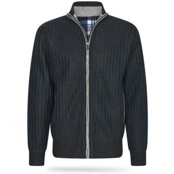 Cappuccino Jacket Bounded Pullover Marineblau S