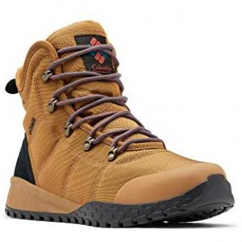 Columbia Botas de Nieve Fairbanks Omni Heat, Impermeables, Color Marrón (Elk x Rusty), Talla 40.5 EU