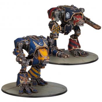 Titani Warhound con Armi Turbo-Laser e Mega-Bolter