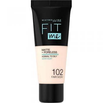 Maybelline Fit Me Matte & Poreless Make-Up 102 Fair Elfenbein 30 ml