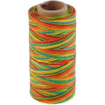 PolyFil Cuir Couture, bobine 200 m, 1 mm – fil plat ciré polyester pour cuir