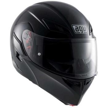 Casco AGV E2205 Compacto Negro L – Serie Solid PLK