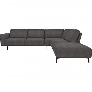 Furninova Ecksofa Pinotee L-Form grau mit hohem Sitzkomfort