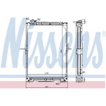 Nissens Radiator 62657A for Automotive Cooling
