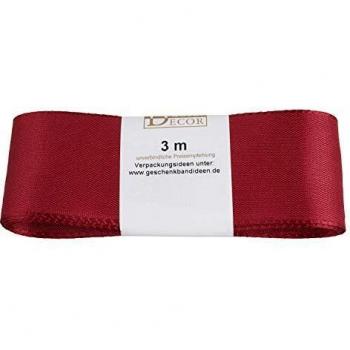 Goldi Dekoband Basic 3m lang 4cm breit Bordeaux