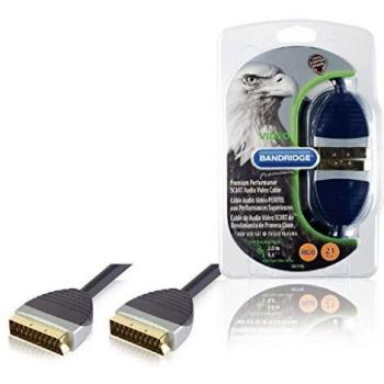 Bandridge Premium SVL7392 Audio/Video Kabel (Scart auf Scart, 2.0 m)