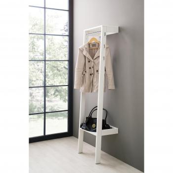 Porte‑robe murale Inter Trade 1971 – style bois blanc, 50×34×180 cm