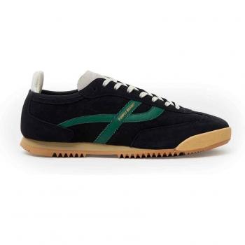 Chaussures Pompeii Suede Vert Noir 42