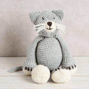 Grey Meow Knit Set
