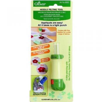 Hand Needle Felting Tool by Clover No Thread Or Glue Required 5 Replaceable Barb