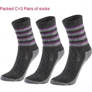 Chaussettes en laine mérinos pour enfants, collection hiver, taille Euro 31-34