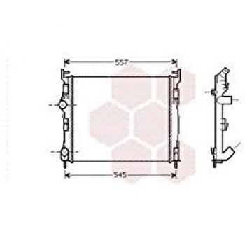 43002326 Engine Cooling System Radiator