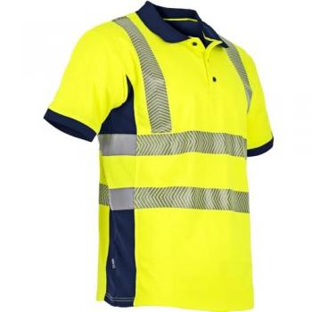 Polo Haute Visibilité LMA 9153 – Taille XXXL – Jaune/Marine