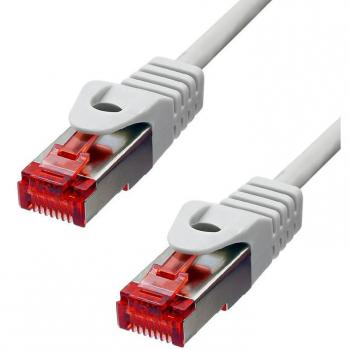 ProXtend CAT6 Ethernet Cable F/UTP CU LSZH 1m Grey