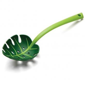 Green Plant Leaf Dish Sieve for Spaghetti & Salads