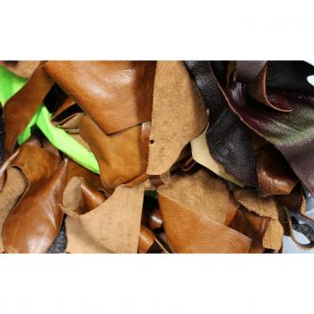 Leather Remnant Bag – 2 kg Mixed Grade