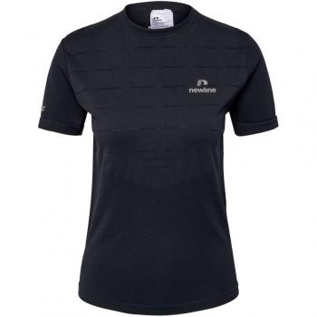 T-shirt de course Riverside sans couture – femme noir
