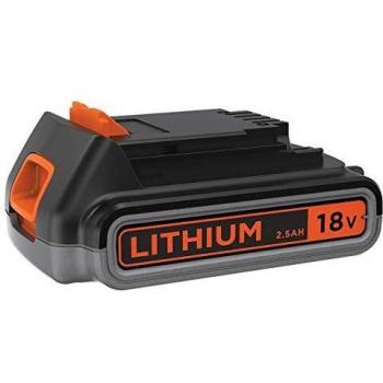 BLACK+DECKER BL2518 Bateria de Litio Tipo Carril 18V y 2.5Ah Negro/Naranja