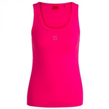 HUGO Slim Fit Tanktop Datamia in Rosa