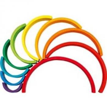 GOKI-58478 Holzbausteine Regenbogen