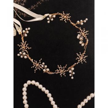 Gold Bridal Headband