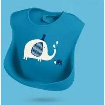 Bavoir en silicone super doux avec poche