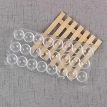 DIY 24-Cavity Chocolate Half Ball Mold Polycarbonate
