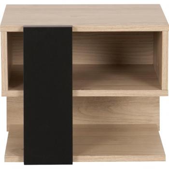 Table de nuit imitation châtaignier