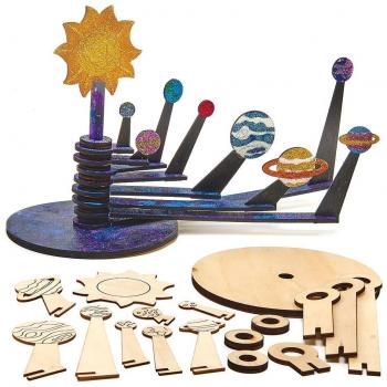 Wooden Planetarium Craft Set