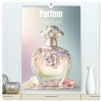 Premium Wandkalender 2024 Parfum Eleganz im Glas