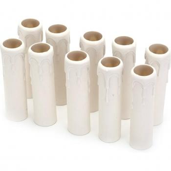 10-Pack Candle Lamp Base Covers