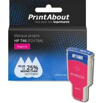 Magenta Cartouche compatible HP 746 (P2V78A) – PrintAbout