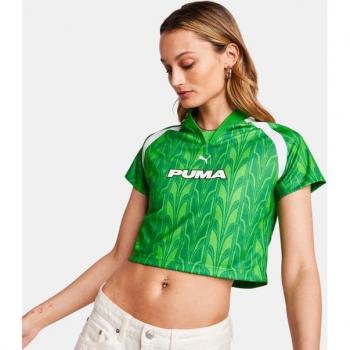 Camiseta de Fútbol Puma Mujer Verde XL – Poliéster