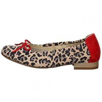 Semler Damen Ballerina Fabia Bequeme Schuhe Veloursleder