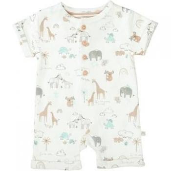 Staccato Overall warmweiß mit dekorativem Muster