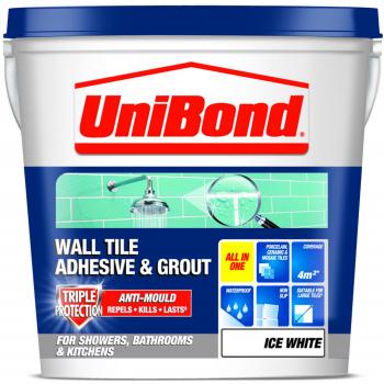 HydroLock 1616660 Wall & Floor Tile Adhesive + Grout – Ready Mix, Mold‑Resistant