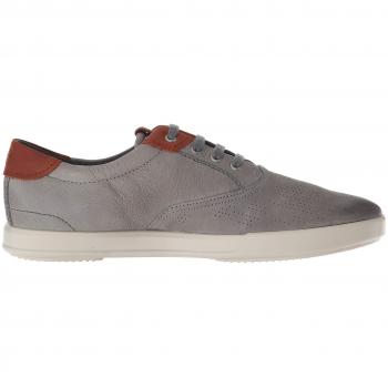 Ecco Herren Collin 2.0 Sneaker, Grau (Cognac-Details), 47 EU