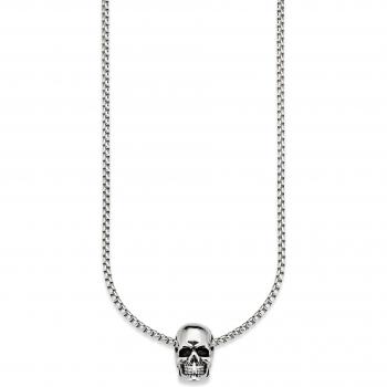 Bruno Banani Edelstahl-Halskette mit Skull-Design