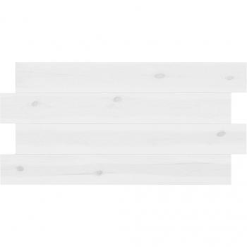 Cabecero de cama Decowood en madera maciza blanca 120x60cm