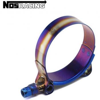 Abrazadera T-Bolt de acero inoxidable con acoplador de silicona para admisión y escape
