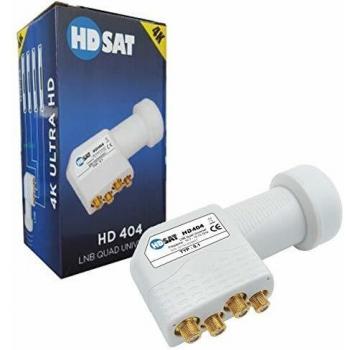 HDSAT HD404 Tête LNB Quad 0,1dB