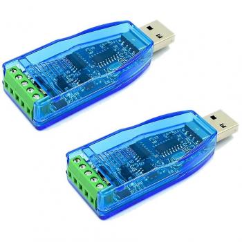 Converter USB‑RS485 2 unités, standard CH340E, module isolé industriel