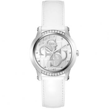 Annette – Montre Guess GW0860L3 Bracelet Cuir Noir/Blanc