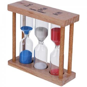 Wooden Hourglass Timer for Home Decor