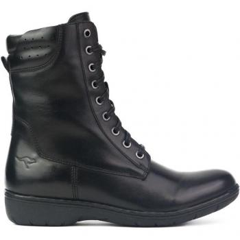 Bota Baixa Glamour Kangaroo Piel Negra