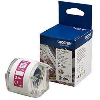 Brother CZ1004 5M x 25mm Continuous Roll Cassette 29485J