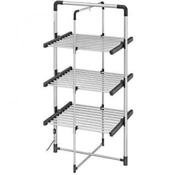 BLACK+DECKER 63099 3-Tier Heated Clothes Airer Aluminium