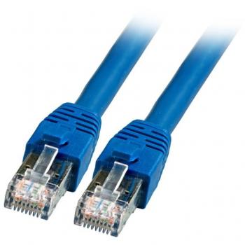 Cable de interconexión S/FTP Cat. 8.1, 1m, azul
