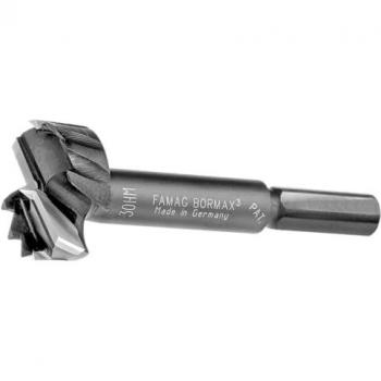 Famag Tct-Bormax Forstner Bit Set in Wooden Box, Carbide-Tipped, 4 Pieces (35, 40, 45, 50 mm)